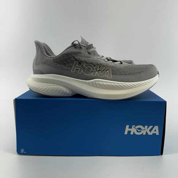 HOKA Mach 6 Running Shoes Stardust Alabaster Mens Size 10.5 main image 10